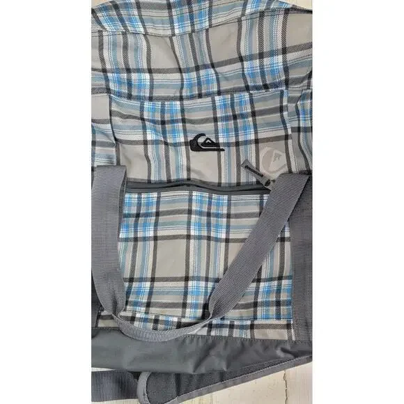 Billabong Quicksilver XL Duffle Bag Carry-on Plaid Luggage Weekender 24"